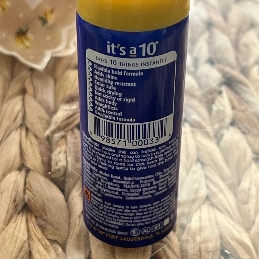 It's‎ a 10 Miracle Finishing Spray 1.7oz 50ml Travel Sz Flexible Hold Hair Spray